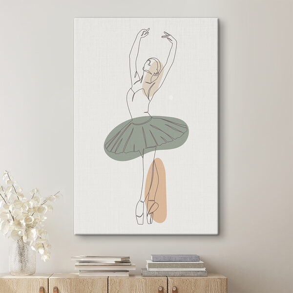 A drawing of a woman in a tutu A drawing of a woman in a tutu