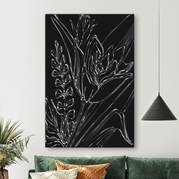 Cuadros Un primer plano de una flor