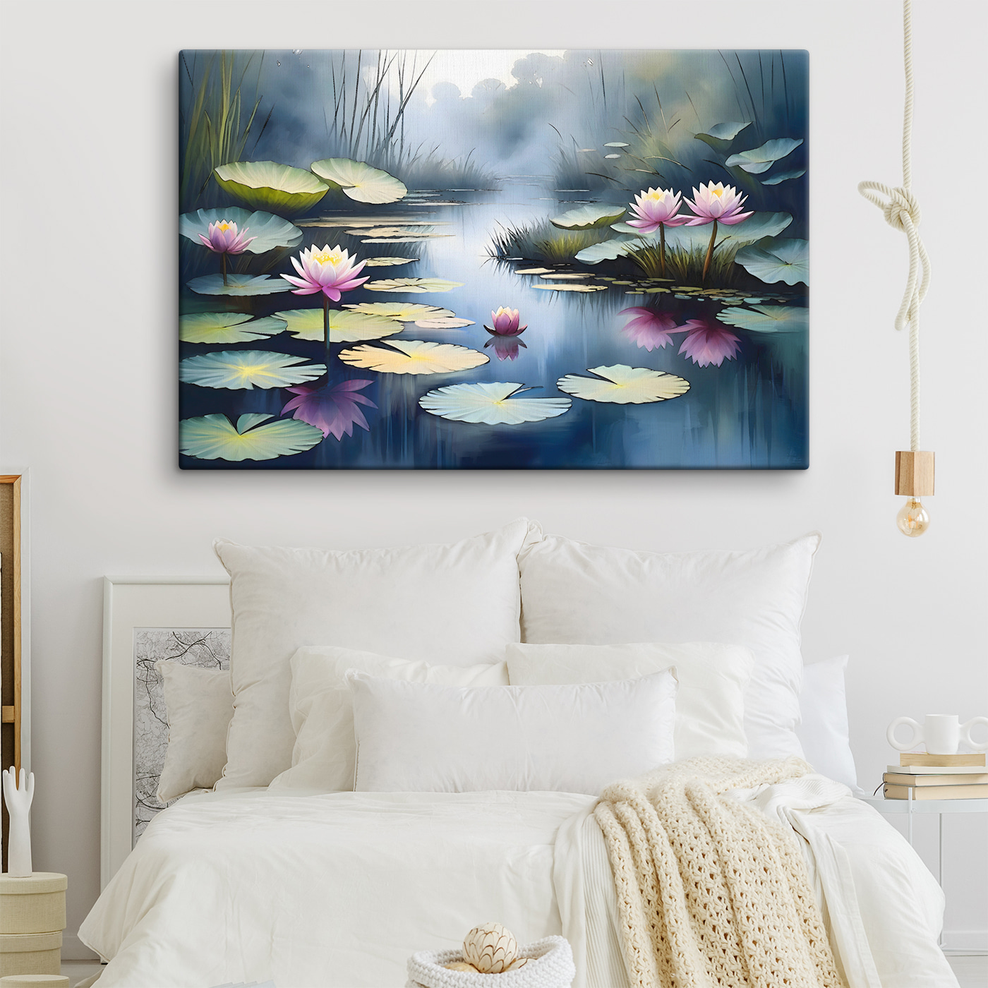 A water lily flowers and plants