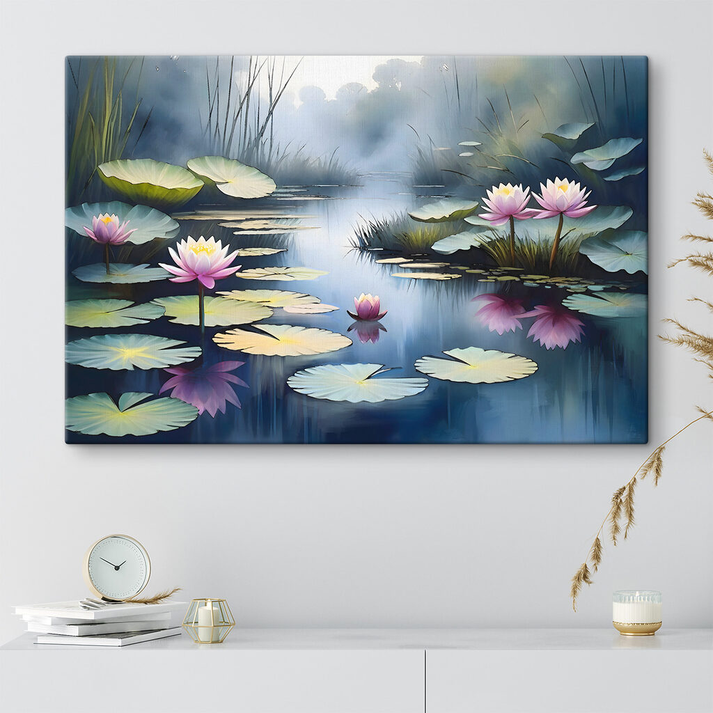A water lily flowers and plants