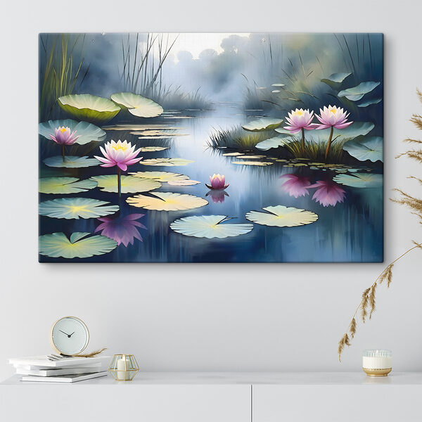 A water lily flowers and plants