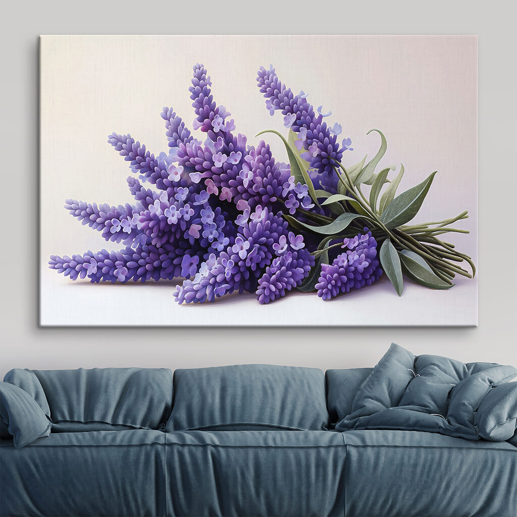A bunch of purple flowers A bunch of purple flowers