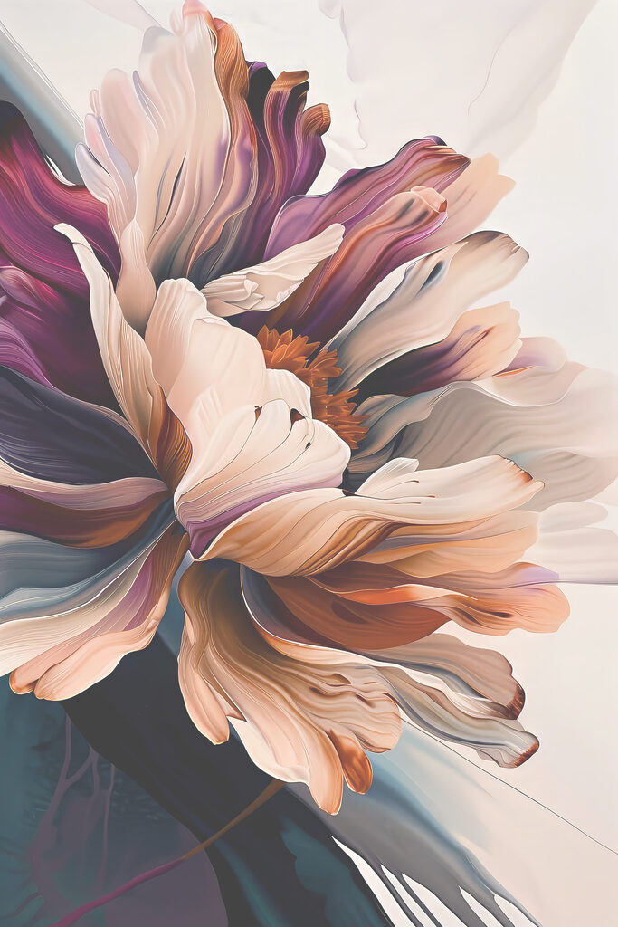 A close up of a flower