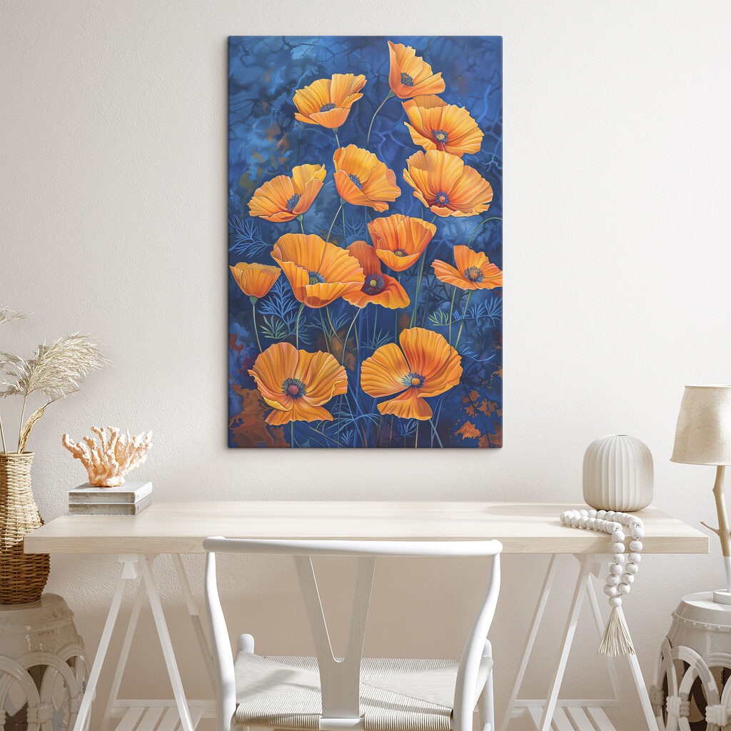 A group of orange flowers