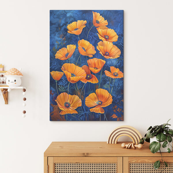 A group of orange flowers