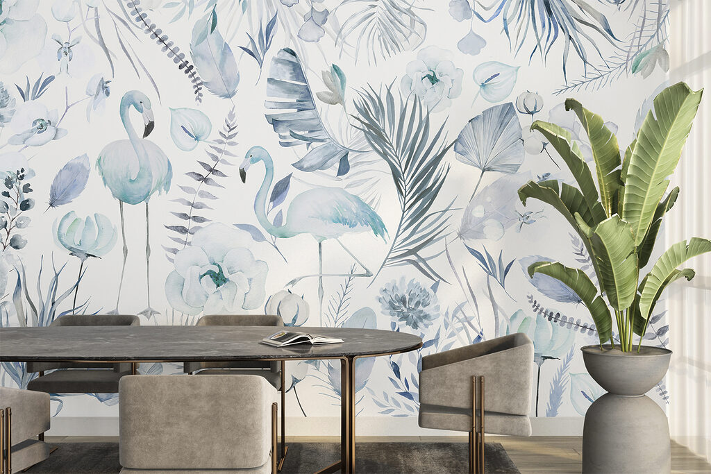 Un estampado de flamencos y flores w00507v1piq23 1024x683 - Un estampado de flamencos y flores - tegory