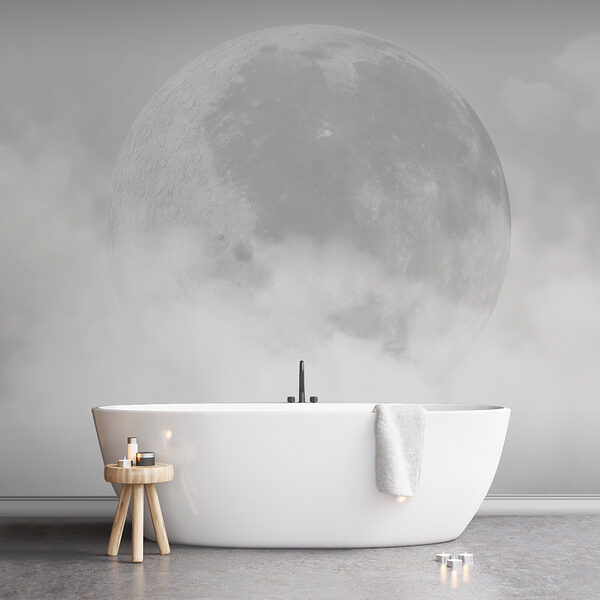 Una luna en las nubes Una luna en las nubes