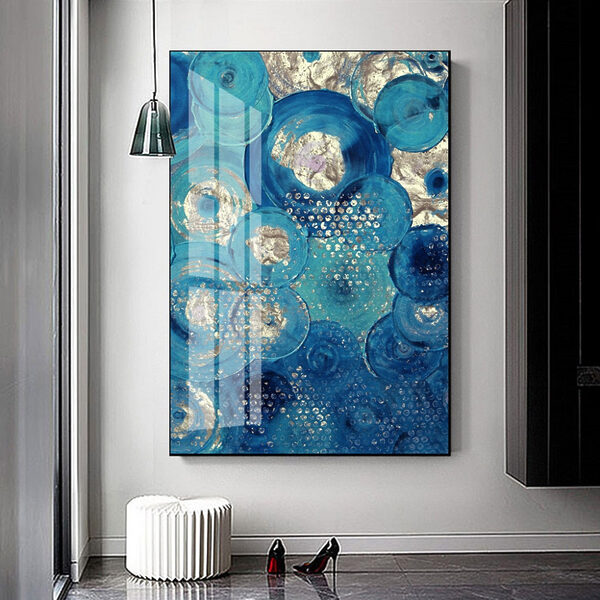 Un cuadro con un círculo azul y plateado s01035pih1 600x600 - Un cuadro con un círculo azul y plateado - tegory