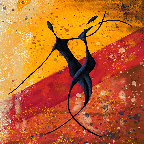 s28768p 600x600 - Un cuadro en el que se ve a una pareja bailando - tegory