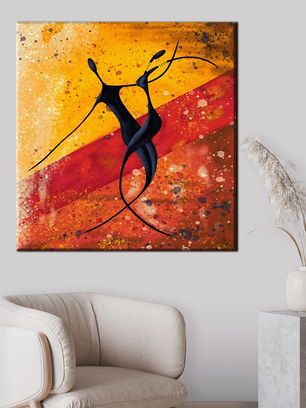 Cuadros Un cuadro en el que se ve a una pareja bailando (SKU: s28768) Cuadros Cuadros Un cuadro en el que se ve a una pareja bailando (SKU: s28768)