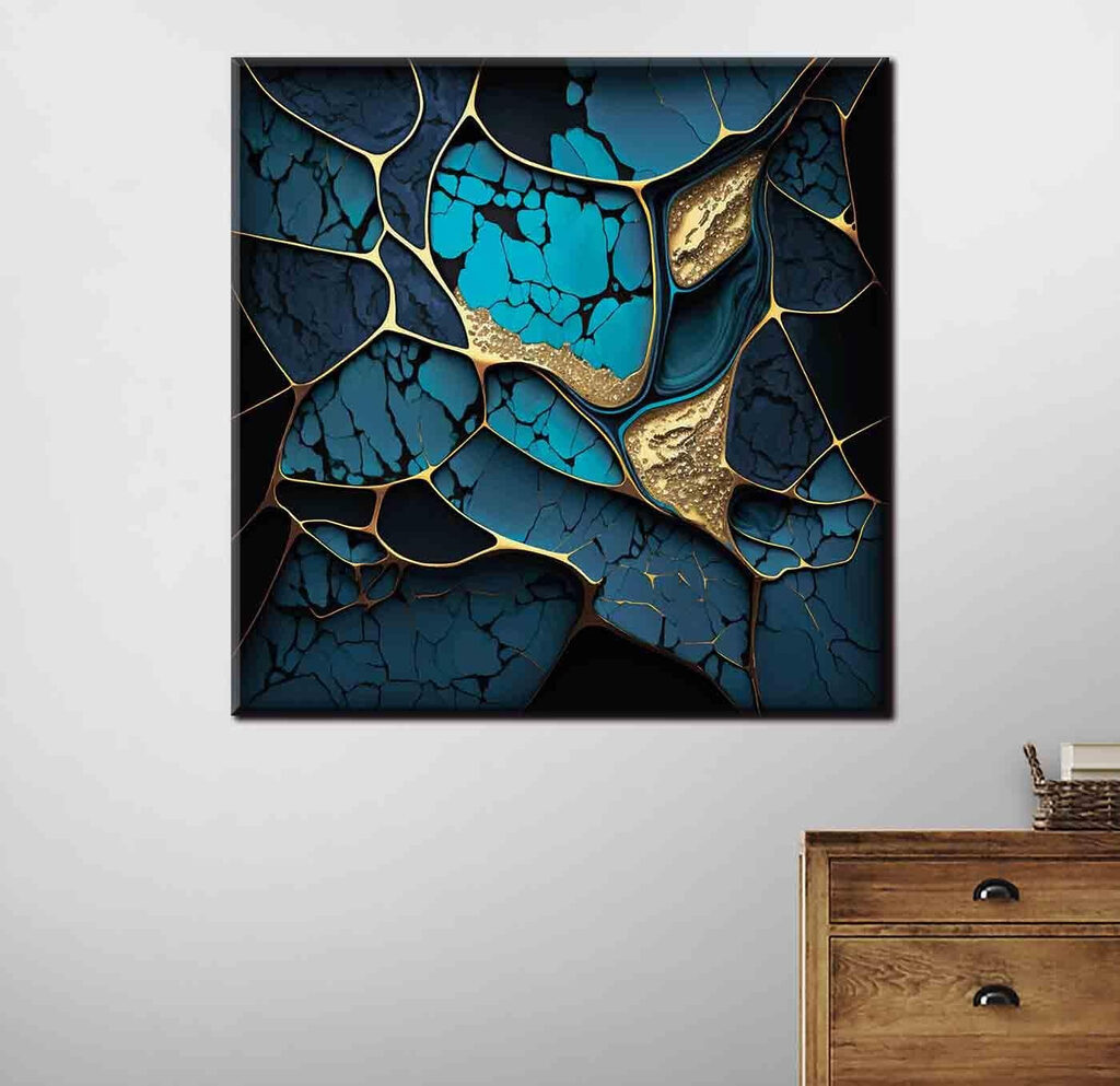 s35415pig41 1024x993 - Elegancia abstracta en turquesa y bronce - tegory