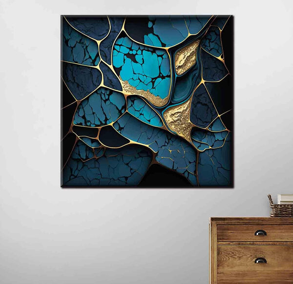 s35415pig41 600x582 - Elegancia abstracta en turquesa y bronce - tegory