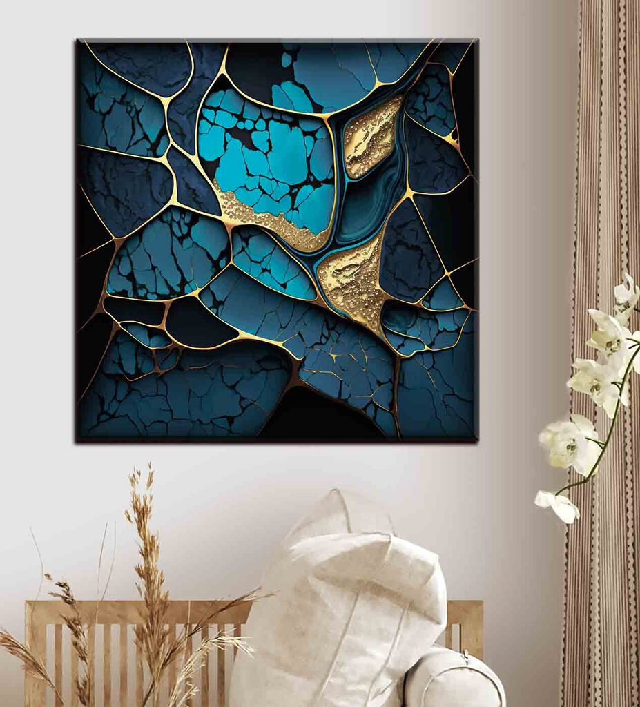 s35415pig71 927x1024 - Elegancia abstracta en turquesa y bronce - tegory