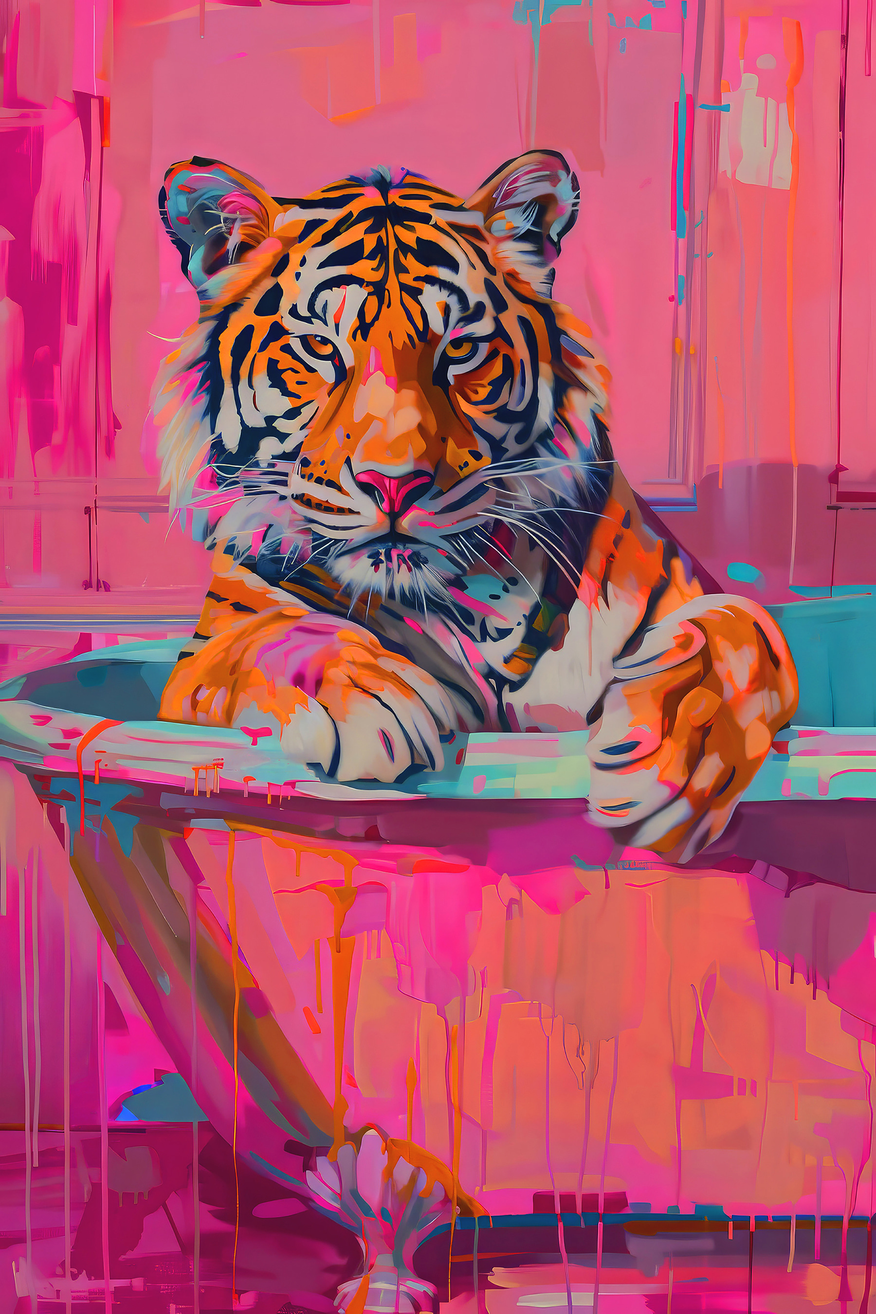 Un tigre en una bañera s38257p - Un tigre en una bañera - tegory