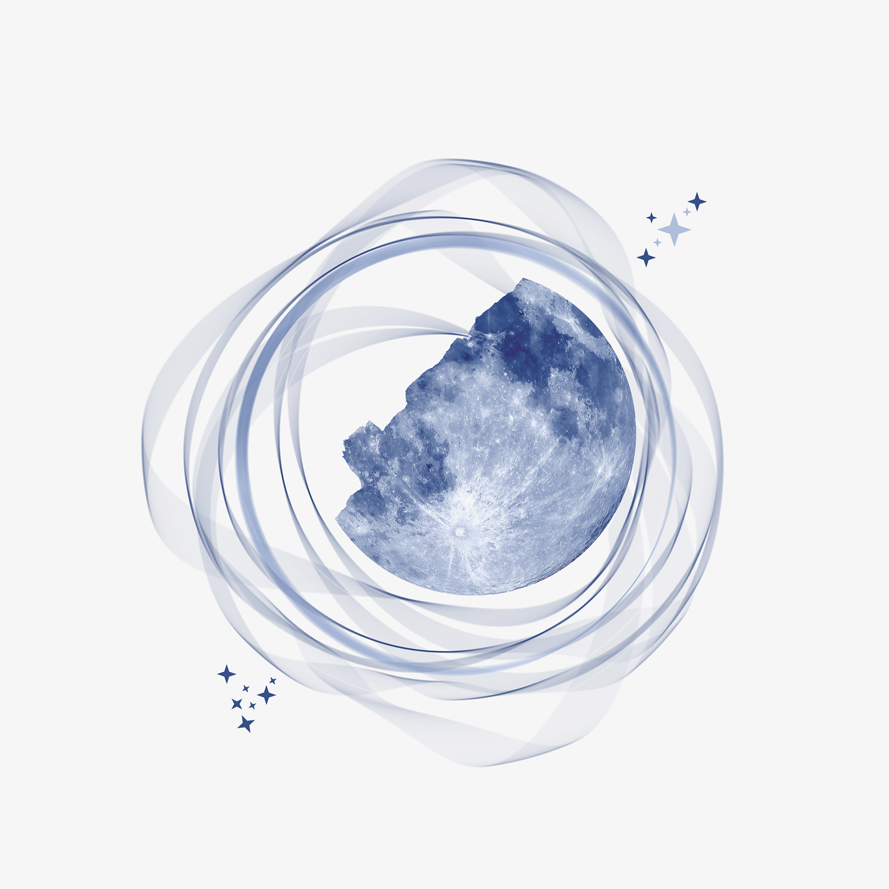 s38280p - Un planeta azul rodeado de círculos blancos - tegory