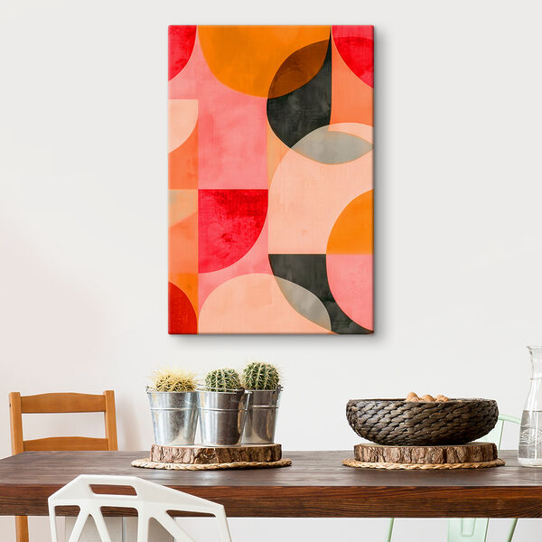 Cuadros Un diseño colorido en una pared (SKU: s38144) Cuadros Cuadros Un diseño colorido en una pared (SKU: s38144)