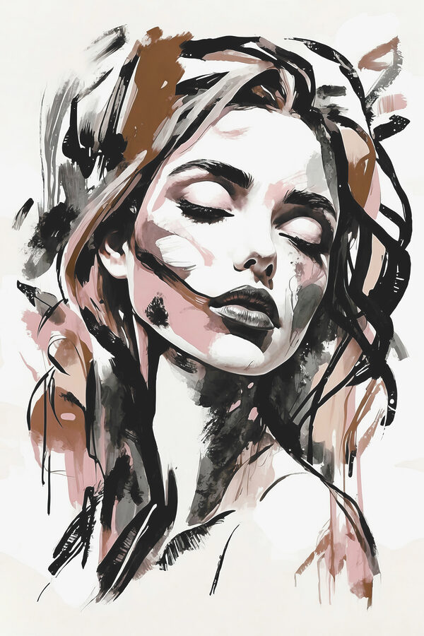 Una mujer con los ojos cerrados s38168p 600x900 - Una mujer con los ojos cerrados - tegory
