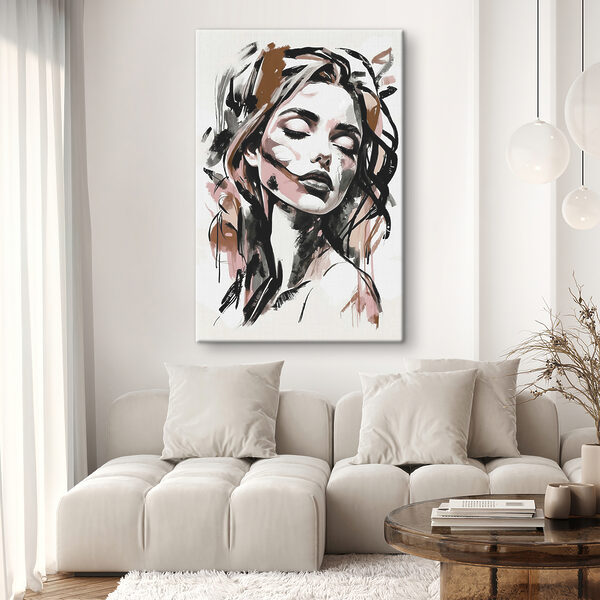 Una mujer con los ojos cerrados s38168pig102 600x600 - Una mujer con los ojos cerrados - tegory
