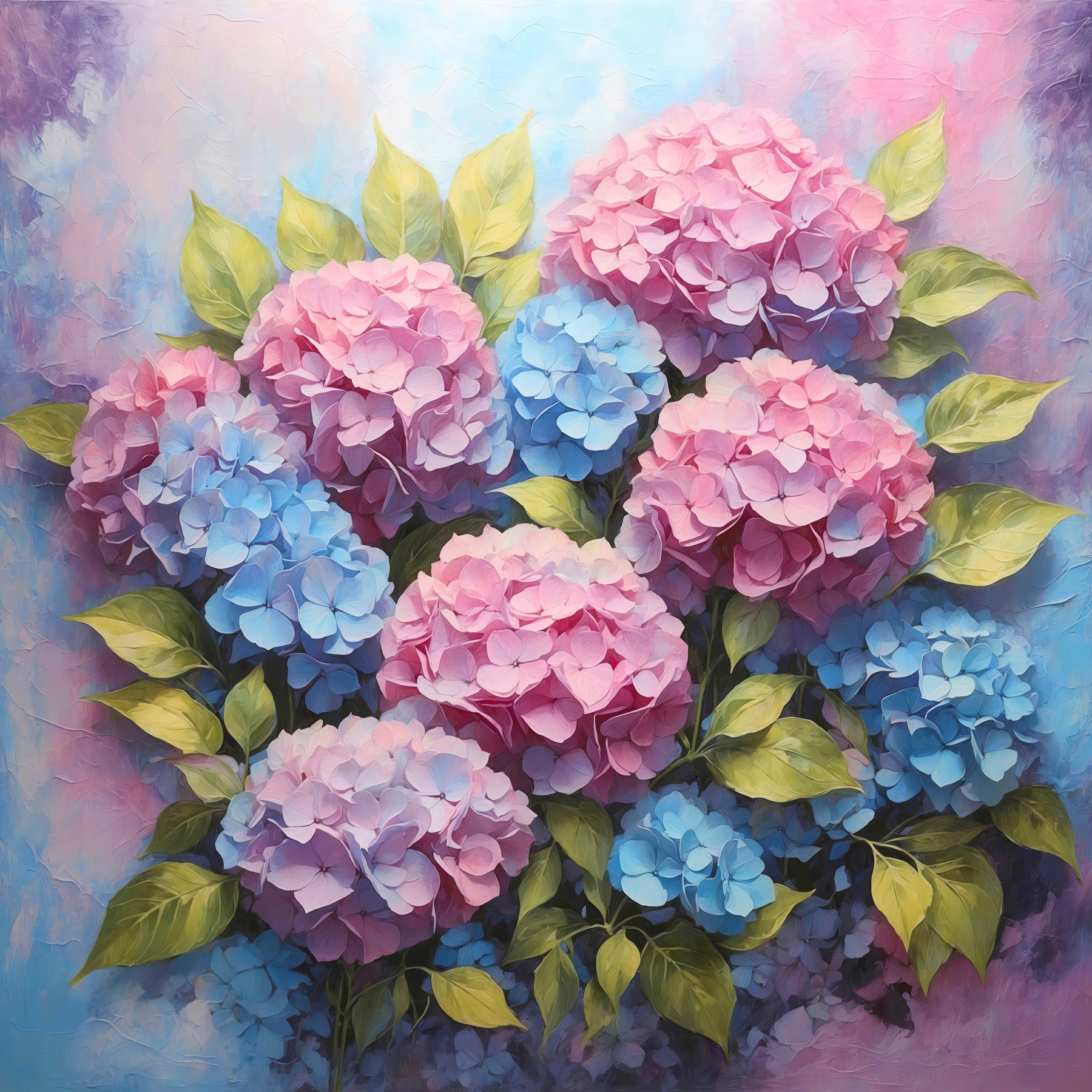 s38221p - Un cuadro de flores y hojas - tegory
