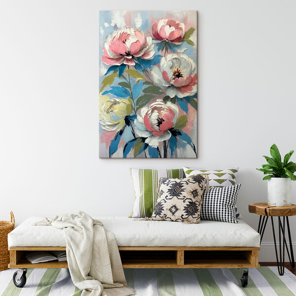 Un cuadro de flores sobre fondo azul s38226pig308 600x600 - Un cuadro de flores sobre fondo azul - tegory