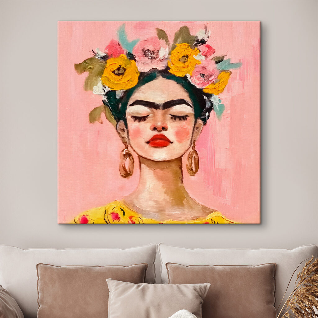 s38292pig2 1024x1024 - Un cuadro de una mujer con flores en el pelo - tegory