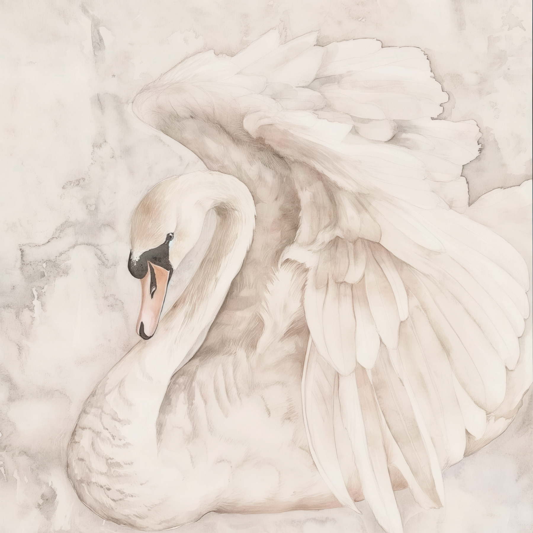 Un cisne blanco con alas s38296p - Un cisne blanco con alas - tegory