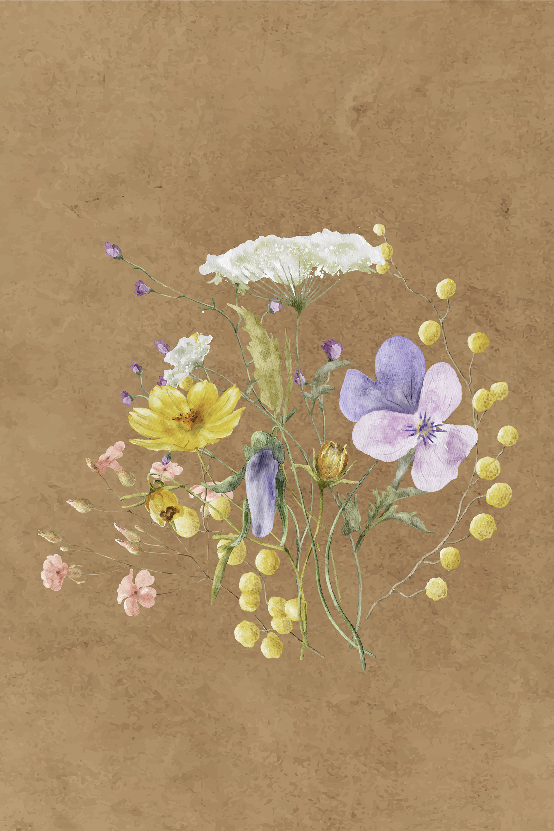 s38237p - Un cuadro de flores y bayas - tegory