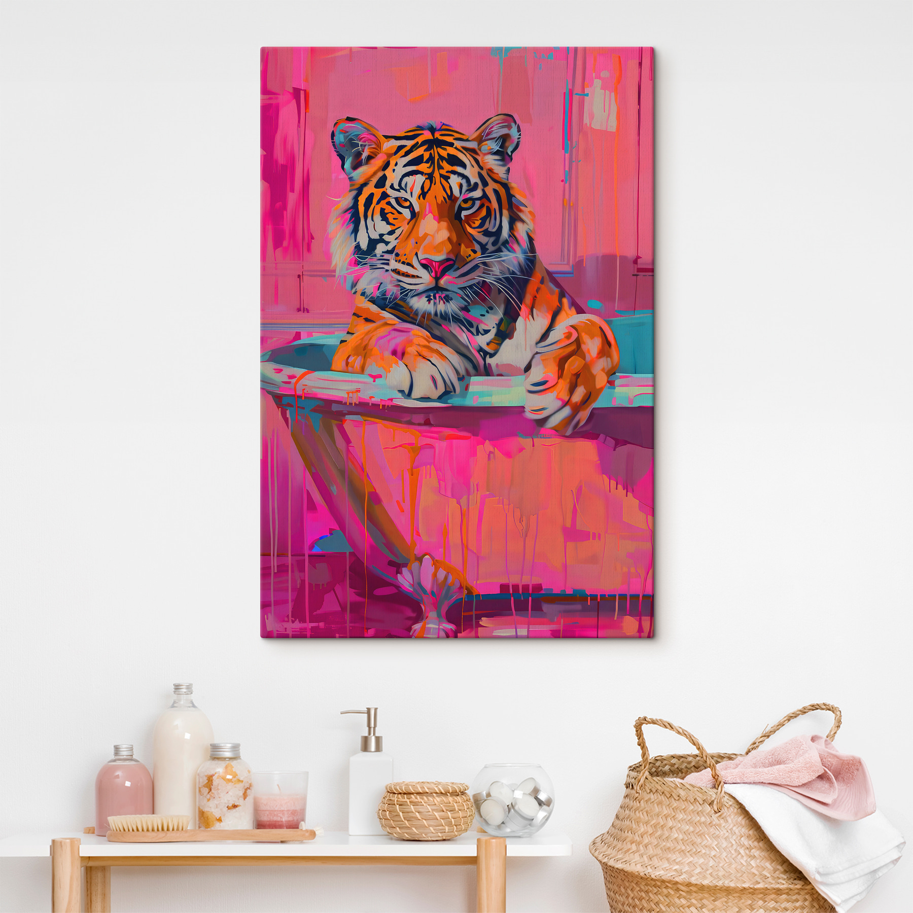 Un tigre en una bañera s38257pit10m - Un tigre en una bañera - tegory
