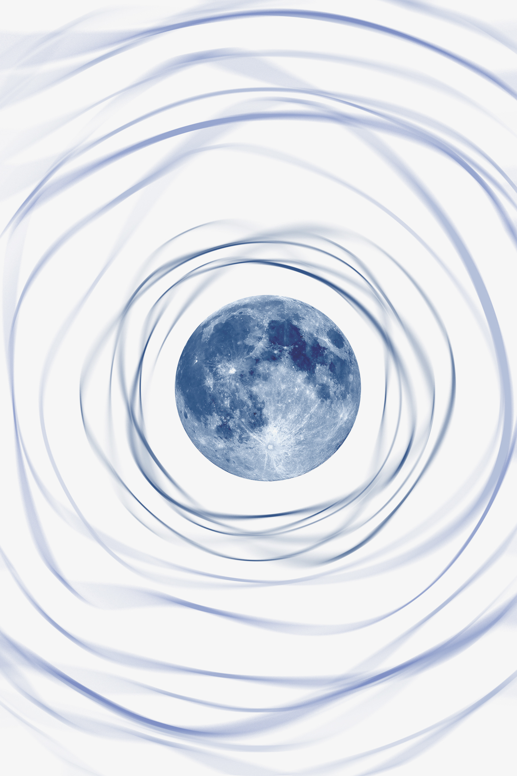 s38279p - Un planeta azul rodeado por un círculo en espiral - tegory