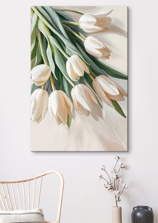 s38271pih22 600x849 - Un primer plano de tulipanes blancos - tegory