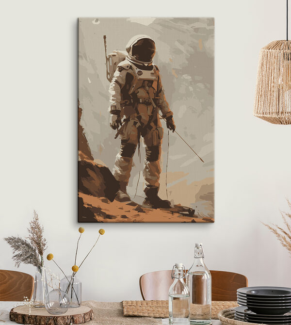A person in a space suit
