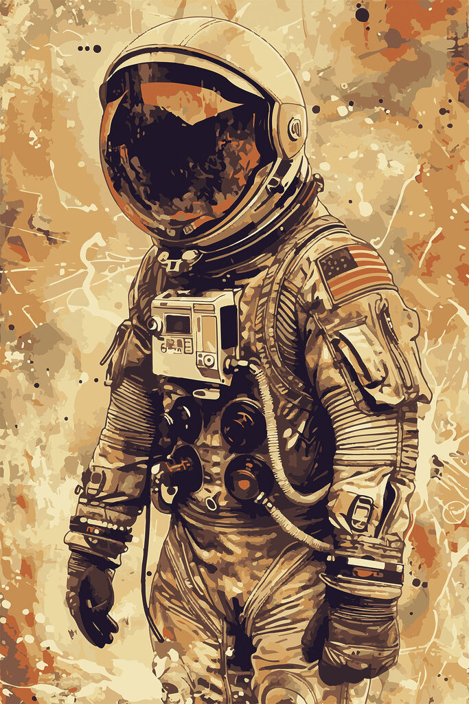 A astronaut in a space suit A astronaut in a space suit
