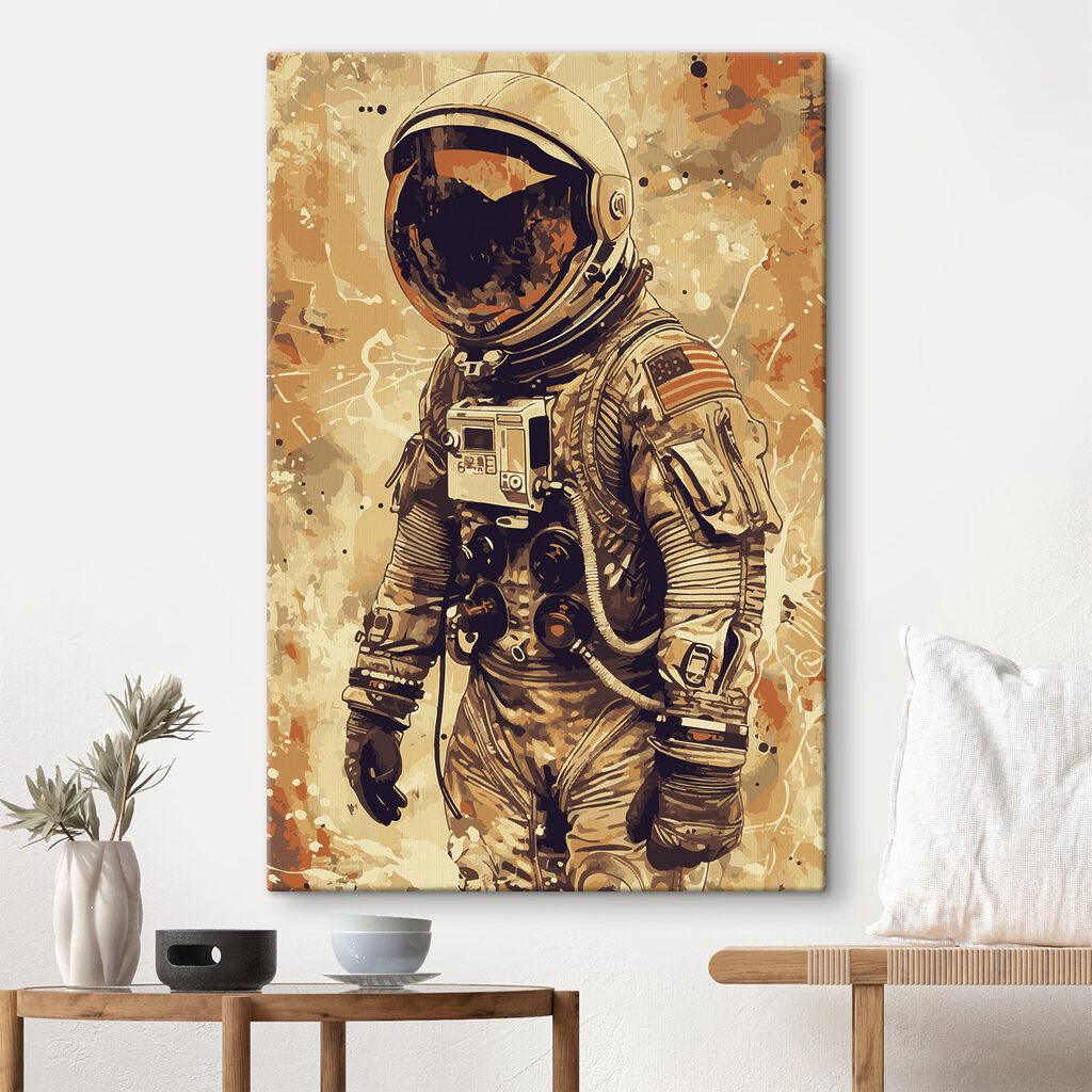 A astronaut in a space suit A astronaut in a space suit