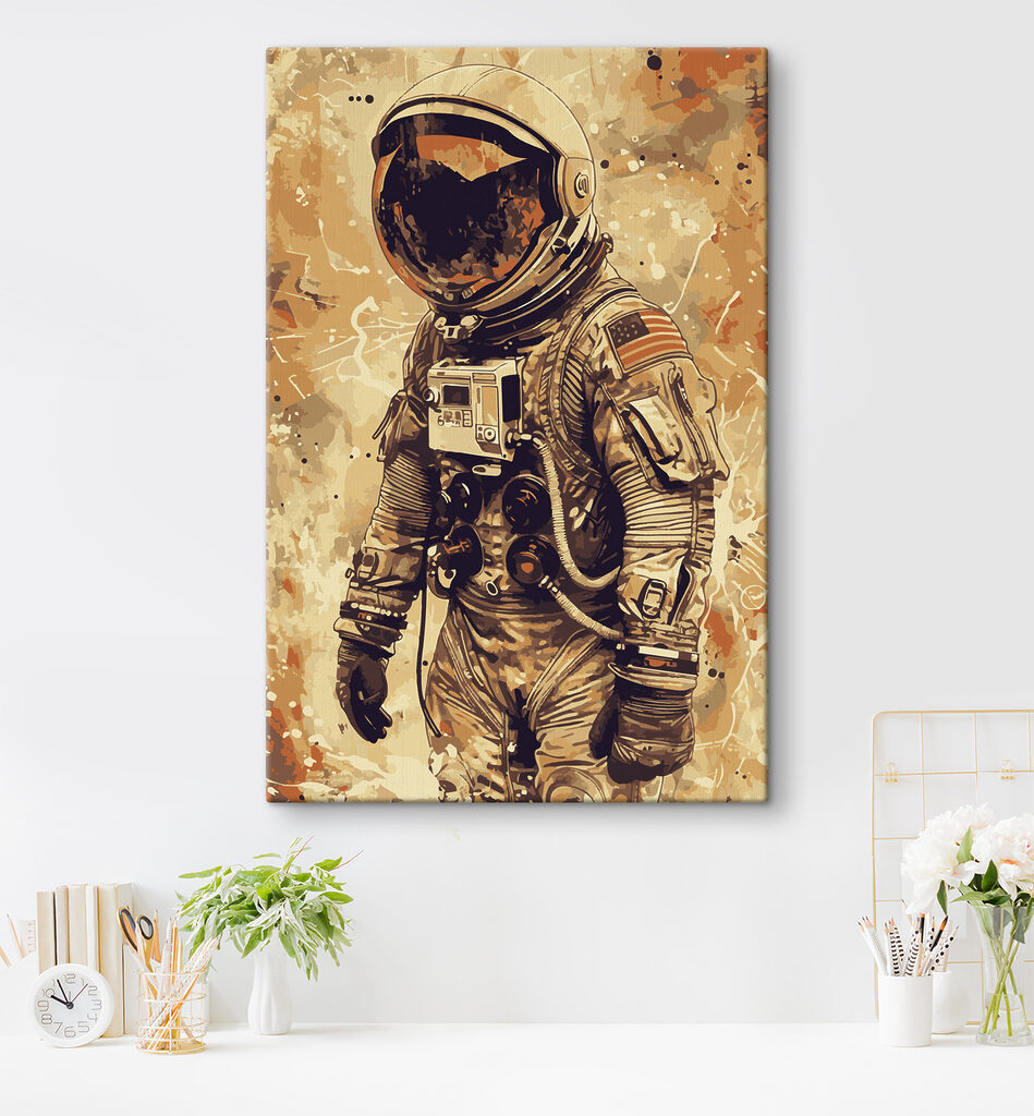 A astronaut in a space suit A astronaut in a space suit