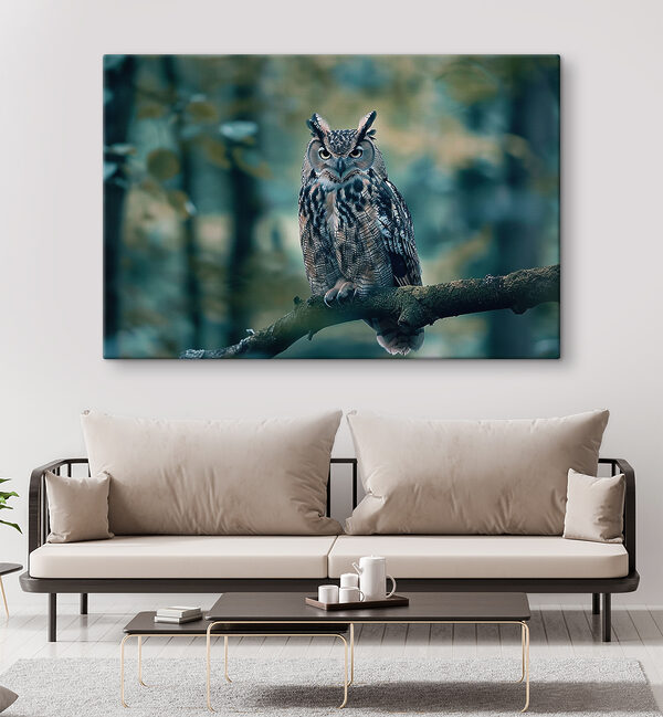 An owl sitting on a branch An owl sitting on a branch