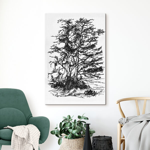 Cuadros Un dibujo de un árbol (SKU: s38373) Cuadros Cuadros Un dibujo de un árbol (SKU: s38373)