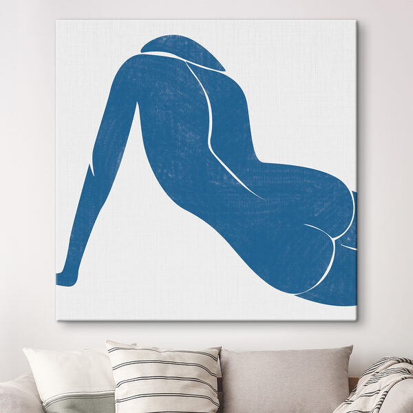 Cuadros Un dibujo azul de una mujer (SKU: s38386) Cuadros Cuadros Un dibujo azul de una mujer (SKU: s38386)