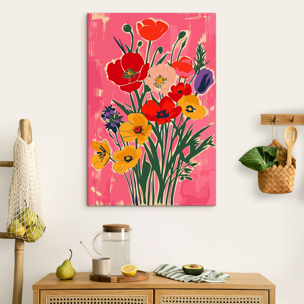 A close up of flowers