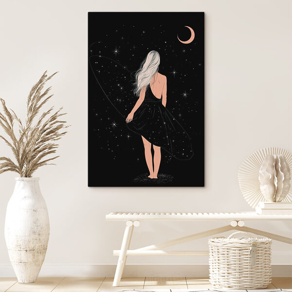 Cuadros Una mujer con un vestido negro (SKU: s38430) Cuadros Cuadros Una mujer con un vestido negro (SKU: s38430)