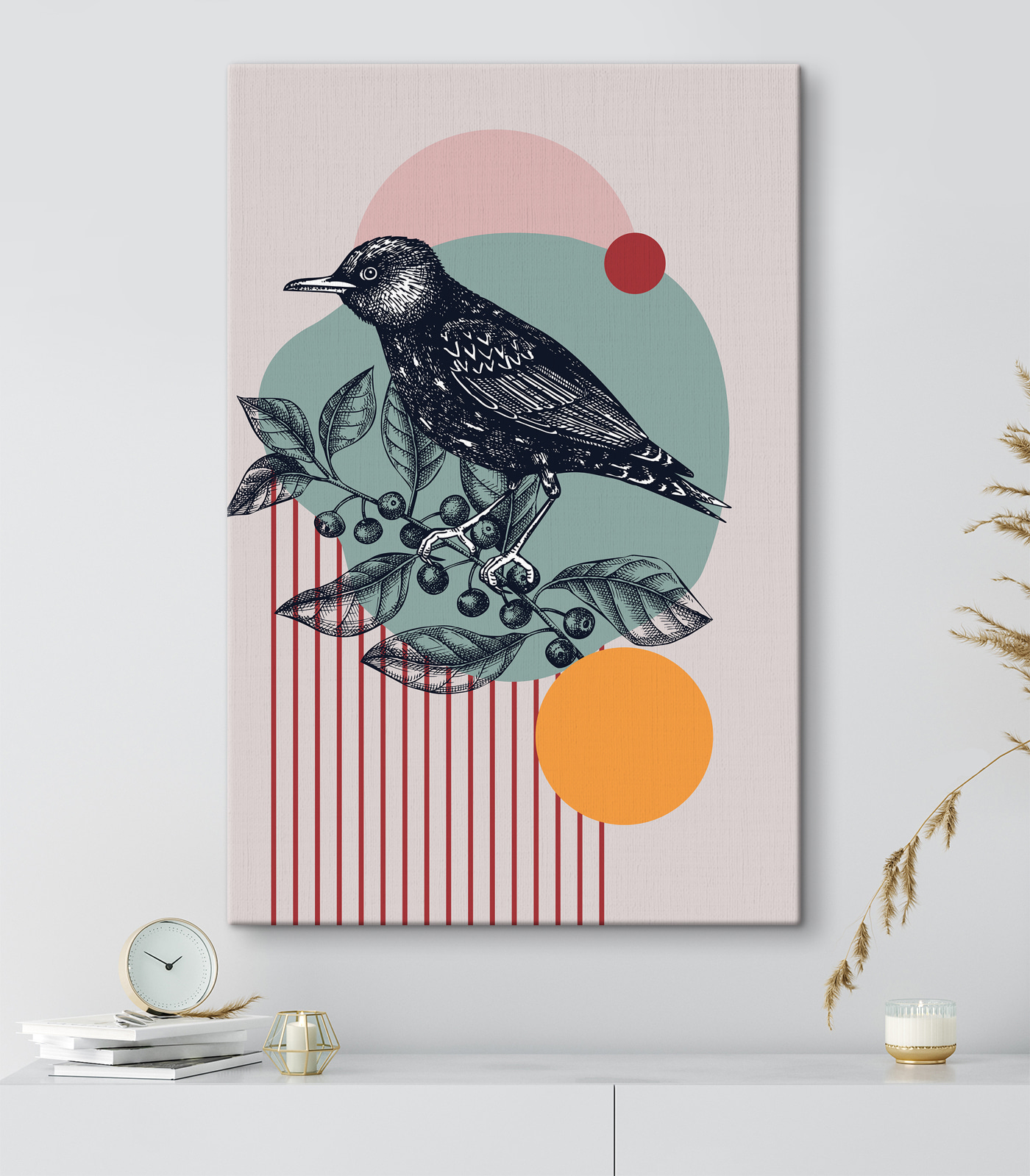 A bird on a branch A bird on a branch