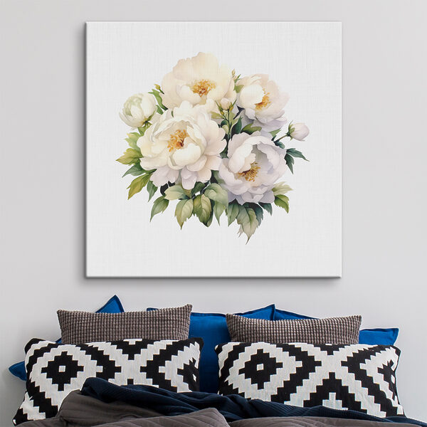 A bouquet of white flowers