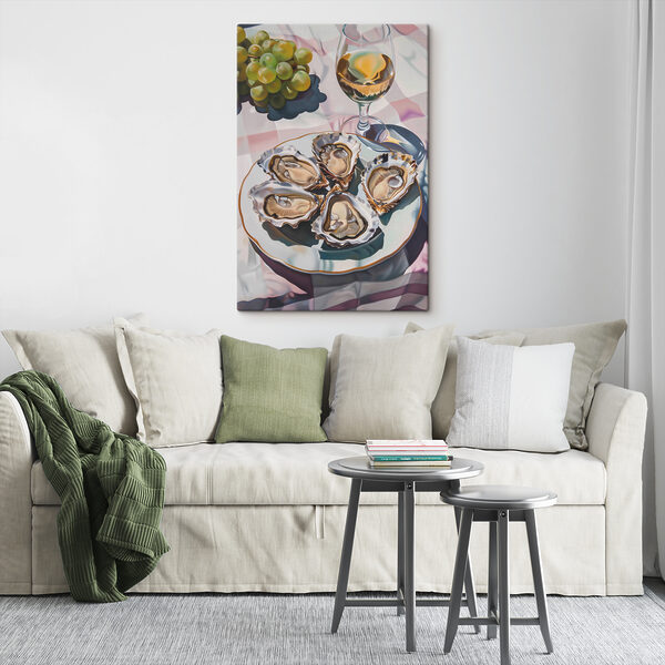 Cuadros Un plato de ostras y una copa de vino (SKU: s38514) Cuadros Cuadros Un plato de ostras y una copa de vino (SKU: s38514)