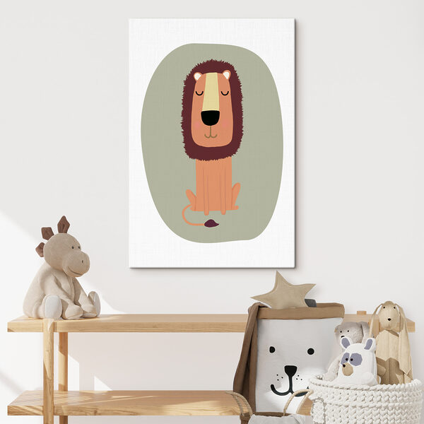 Cuadros Cuadros Una caricatura de un león (SKU: s38602)