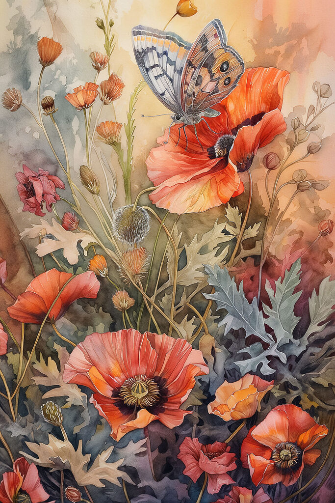 A butterfly on a flower A butterfly on a flower