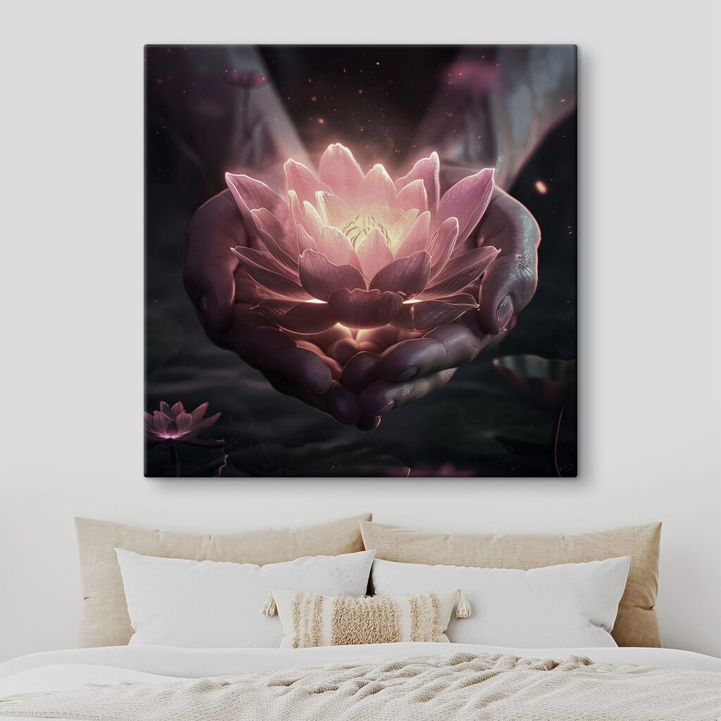 A person holding a flower A person holding a flower