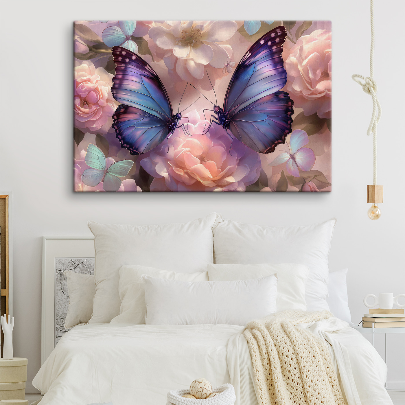 Two butterflies on a flower Two butterflies on a flower