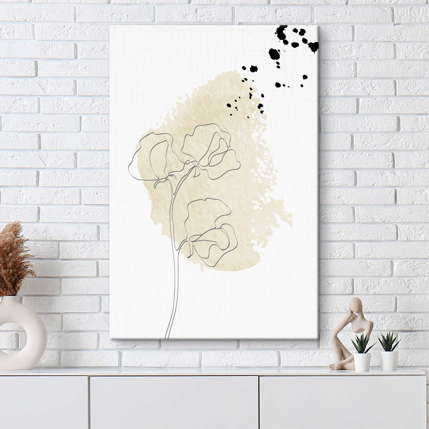 A drawing of a flower A drawing of a flower