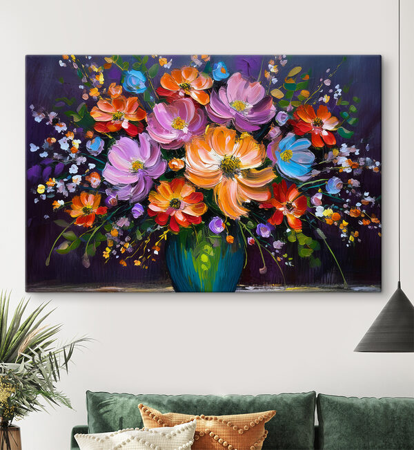 Cuadros Un cuadro de flores en un jarrón (SKU: s38660) Cuadros Cuadros Un cuadro de flores en un jarrón (SKU: s38660)
