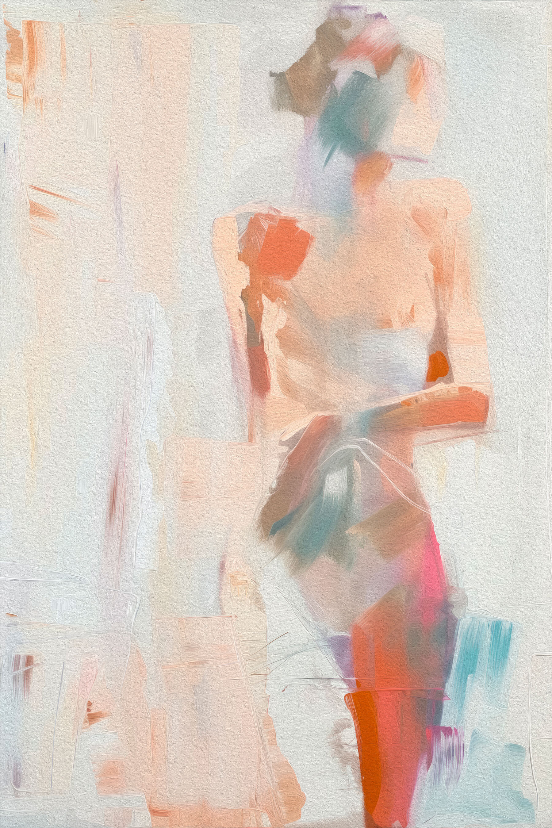 A painting of a woman A painting of a woman