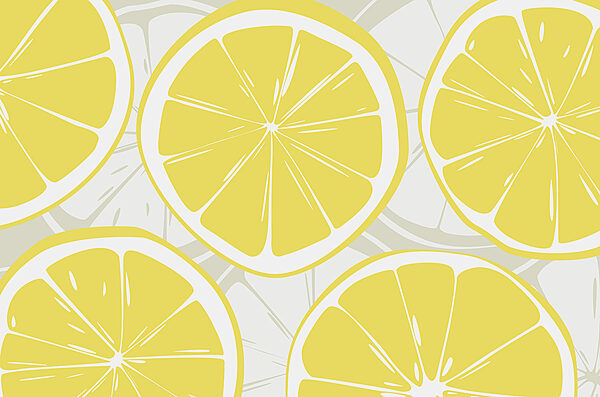 Un grupo de limones en fila Un grupo de limones en fila